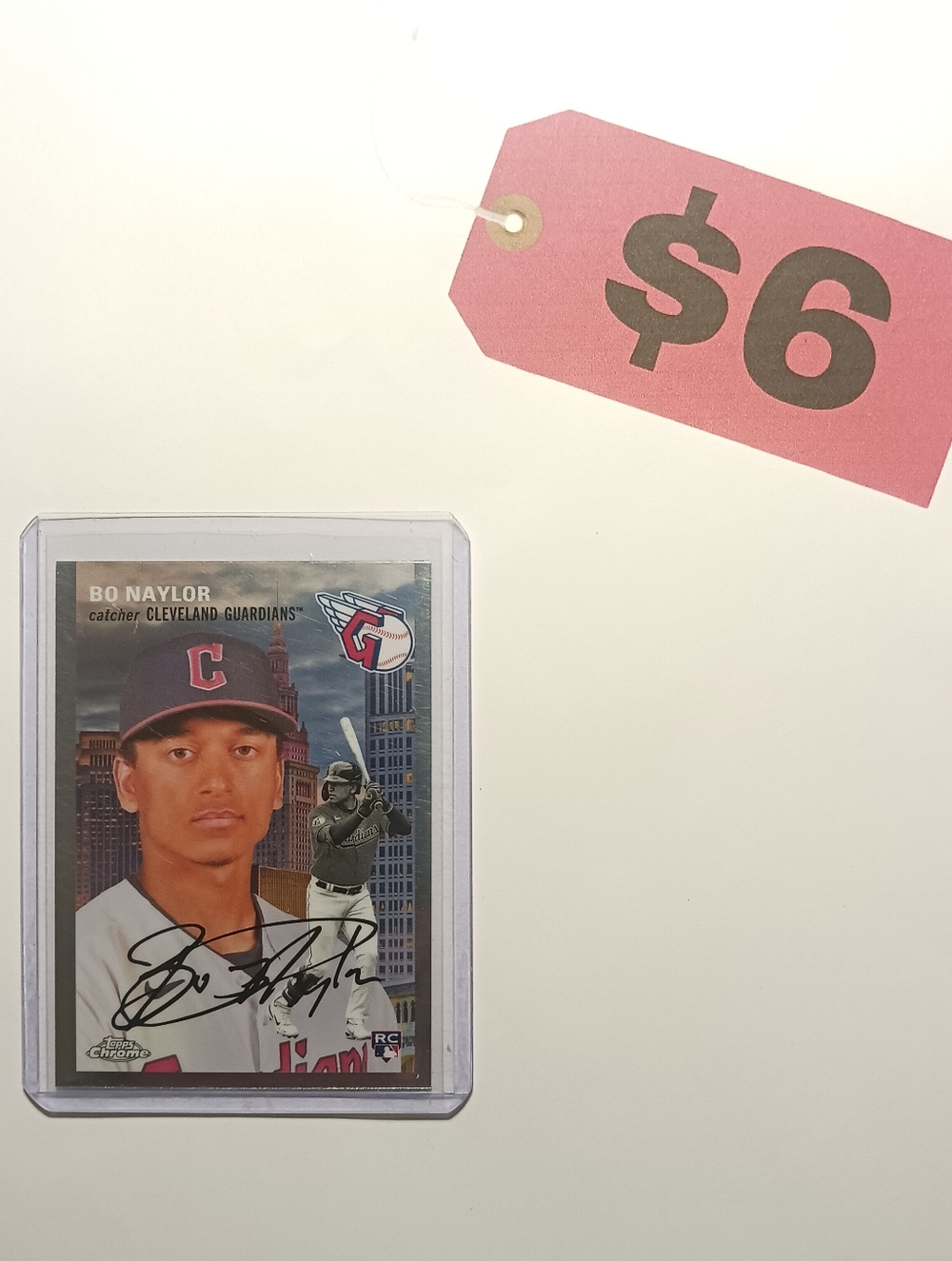 2023 Topps Chrome Platinum Anniversary Bo Naylor RC City Variation 54CV-55
